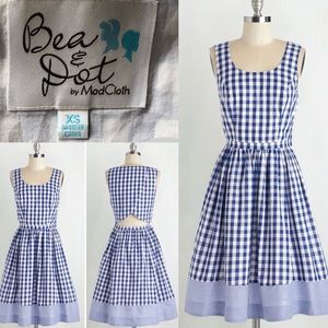 ModCloth As Potluck Would Have It Gingham Dress